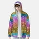 thumbnail image 2 of Fotbe Glitter Rainbow Chaqueta con Protección Solar UPF 50+ para Hombre y Mujer, Camisa con Capucha y Bolsillos-X-Large, 2 of 7