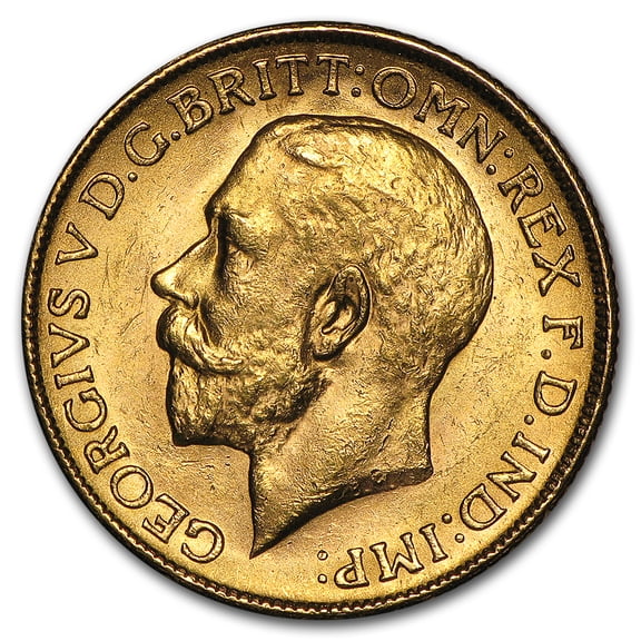1911-1931-M Australia Gold Sovereign George V BU