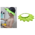 thumbnail image 3 of Gorro de baño para niños, suave, elástico, con forma de hoja, para ducha, 3 of 5