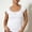White Tops, variant on CUSTG Casual Shirts For Women Summer Solid Color Tight Lace Round Neck Short Sleeve T Shirt Tops Boho T-Shirt