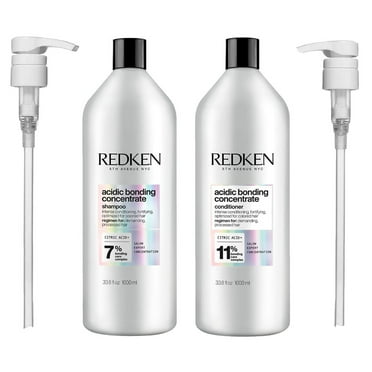 Redken Acidic Bonding Concentrate Shampoo and Conditioner with Pumps All Hair Type 33.8 oz
