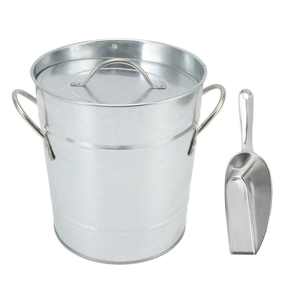 Bar Accessory,Ice Bucket Round with Round Ice Bucket Bar Ice Tub Versatile Functionality
