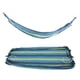 thumbnail image 5 of Hamaca doble portátil para acampar, ligera, para exteriores, para jardín y viajes, con rayas azules, 5 of 8