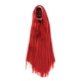 thumbnail image 2 of Peluca larga y recta a escala 1:6 para figura de acción de Hot Toys de 12 pulgadas, accesorios para muñecas femeninas rojo, 2 of 8