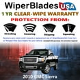 thumbnail image 2 of 2010 GMC Sierra Beam Wiper Blades Wipers w/1yr Warranty (Set of 2), 2 of 5