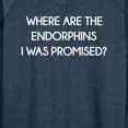 thumbnail image 3 of Instant Message - Where Are The Endorphins - Women's Lightweight French Terry Long Sleeve Shirt, 3 of 6