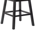 thumbnail image 3 of CorLiving Leilani Modern Tufted Indoor Counter Height Bar Stools with Back and Wood Legs - Set of 2, 3 of 9