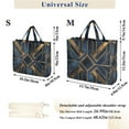 thumbnail image 2 of FORMRS Womens Corduroy Tote Bag Crossbody Shoulder Handbag with Pocket, Elegant Geometric Pattern, 2 of 7