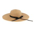 thumbnail image 2 of Sombrero de paja de ala ancha con Protección UV Plegable para Mujer de Fedora Enrollable para Pasear en - Caqui Magideal Sombrero de paja de ala ancha, 2 of 7