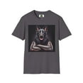 thumbnail image 2 of German Shepherd Muscular Dog Unisex Softstyle T-Shirt, 2 of 10