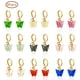 thumbnail image 1 of Pendientes De Mariposa, Pendientes De Aro Con Colgante De Mariposa Para Niña, Joyería 9 Pares Noticed AP005193-00, 1 of 6