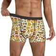 thumbnail image 3 of Men's Boxer Briefs, Bees And Honey 1 Soft Comfy Mens Underwear Boxer Briefs Breathable With Widen Waist, 3 of 7