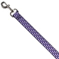thumbnail image 2 of Disney Pet Leash, Dog Leash, Minnie Mouse Bow Ears Monogram Dots Purple White, 6 Feet Long 1.0 Inch Wide, 2 of 4
