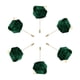 thumbnail image 1 of 6 Pcs Ramilletes de Rosa para Novios Unique Bargains Negro Verde 2 pulgadas x 3.5 pulgadas, 1 of 5
