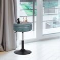 thumbnail image 6 of Homebeez Storage Ottoman Vanity Stool,360°Swivel Height Adjustable Foot Stool,Modern Accent Stools for Bathroom Living Room, 6 of 8