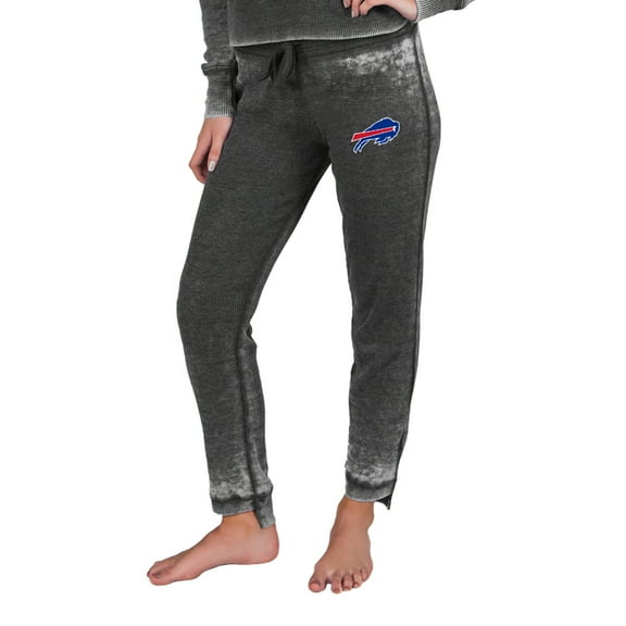 Women's Concepts Sport  Charcoal Buffalo Bills Resurgence Waffle Knit Pants
