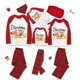 thumbnail image 1 of Pijamas familiares navideños a juego, conjuntos de pijamas a cuadros blancos y negros para mascotas, Navidad en julio, 1 of 4
