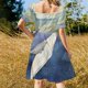 thumbnail image 5 of Emily In Paris Vestido De manga corta Vestidos Para Mujer Vestidos con mangas anchas Vestidos Elegantes Para Mujer Para Boda Playa, 5 of 7