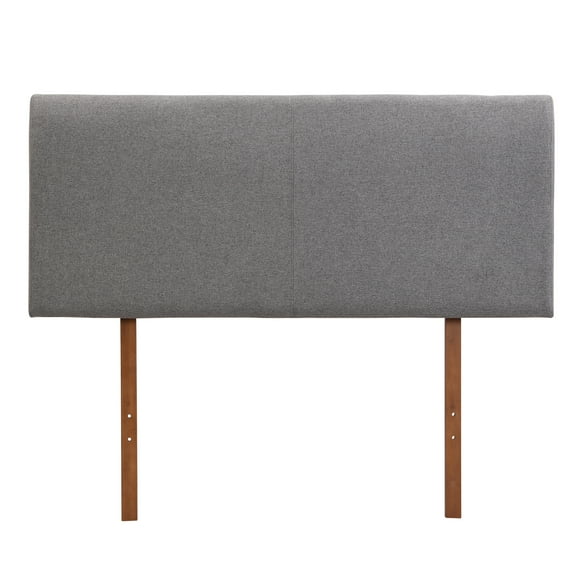 , Grey Curved Adjustable Headboard Full, , ,