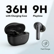 Soundcore Life P3i Hybrid Active Noise Cancelling Earbuds ,4 Mics, Custom EQ,6H Playtime,Black