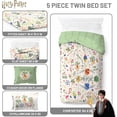 thumbnail image 5 of Harry Potter Herbology Magic 5 Piece Twin Size Bed Set with Sham, 5 of 5