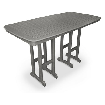 POLYWOOD® Nautical 37 x 72 in. Bar Table