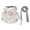 Grey, variant on Sunjoy Tech Pet Leash Adjustable,Small Pets Vest Traction Rope Cartoon Flower Pattern,Soft Breathable Chest Strap for Rats Hamster Baby Ferrets