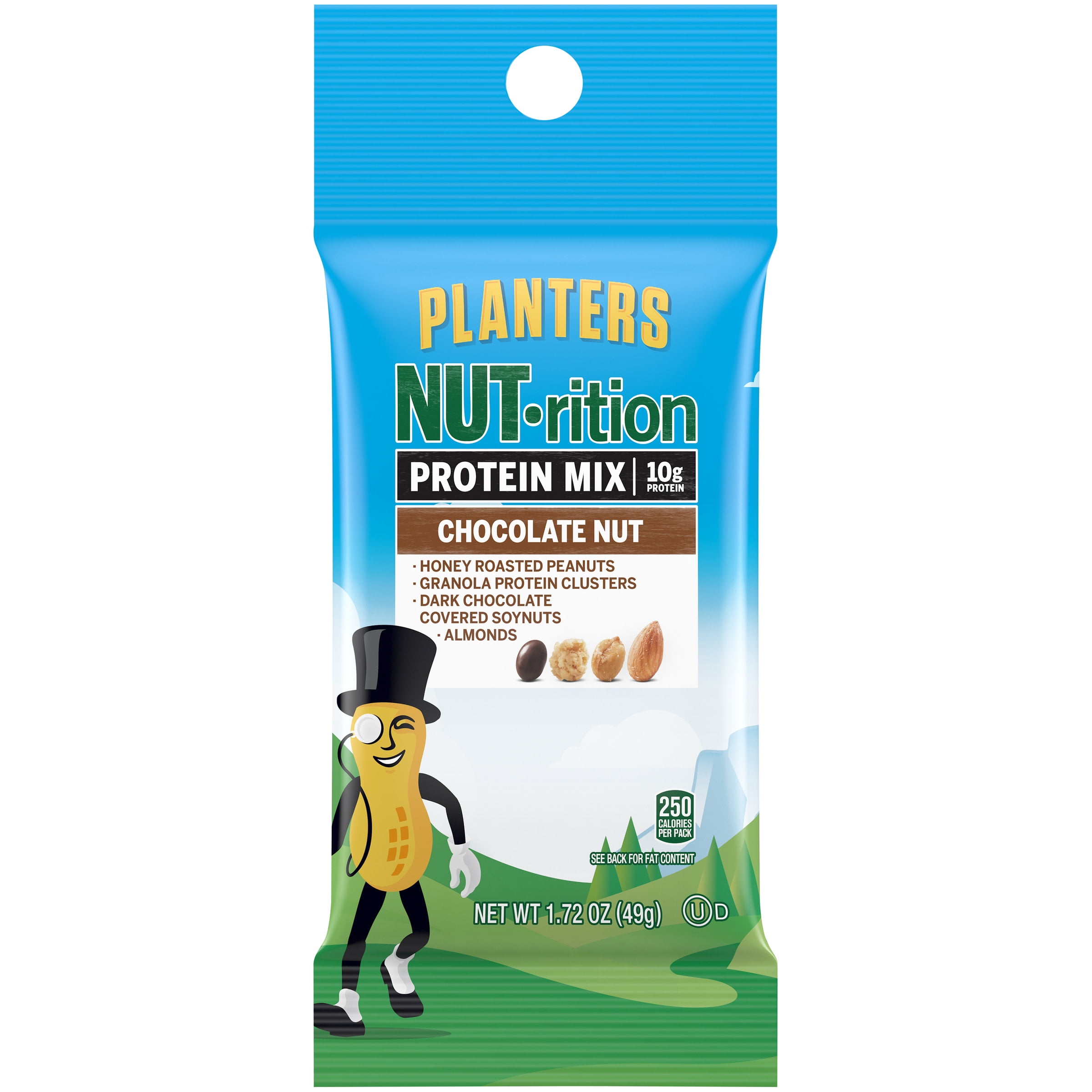 Planters NUTrition Chocolate Nut Protein Mix, 1.72 oz Bag