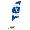 thumbnail image 1 of Showdown Displays 810029USAF-003 7,5 Pi. Drapeau NCAA de la Plume de Rasoir Faucons de l'Armée de l'Air avec Base Croisée - N°003, 1 of 1