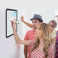 thumbnail image 4 of Magnetic Dry Erase Board With Marker, Magnets For Locker, Fridge Black 8.5”X11”, 4 of 5