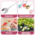 thumbnail image 4 of Yuarrent Cucharas de postre livianas y portátiles, almacenamiento conveniente para viajes o en casa, fáciles de limpiar, elegantes Mostrada, 4 of 6