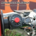 thumbnail image 4 of Universal Motorcycle Kill Switch Push Button Horn Starter Dirt Bike ATV UTV Red, 4 of 7