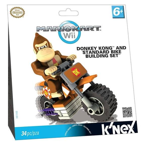K'NEX Nintendo Mario Kart Wii Donkey Kong Bike Building Set