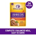 Wellness Healthy Indulgence Shreds GrainFree Wet Cat Food, Made with