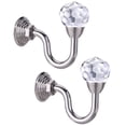 thumbnail image 1 of Cortina Ganchos Montados En La Pared Colgador De Pared A La Moda Accesorios Para Cortinas Con Cabeza De Cristal Gran Capacidad De Carga Guardurnaity HA041114-01, 1 of 6