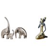 thumbnail image 1 of Estatua de , figuras de de cerámica, estatua de dama de resina, adorno tribal hecho a mano, artesanía africana, adecuada par, 1 of 8