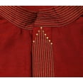 thumbnail image 5 of Atasi Men's Maroon Long Kurta Casual Shirt Festive Designer Clothing-Small, 5 of 7