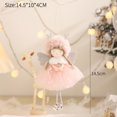 thumbnail image 1 of Colgante de muñeco de elfo y Ángel de Navidad, decoraciones para árbol de Navidad, regalo de Año Nuevo 2023, adornos de Navidad para el hogar, 2024, 1 of 5