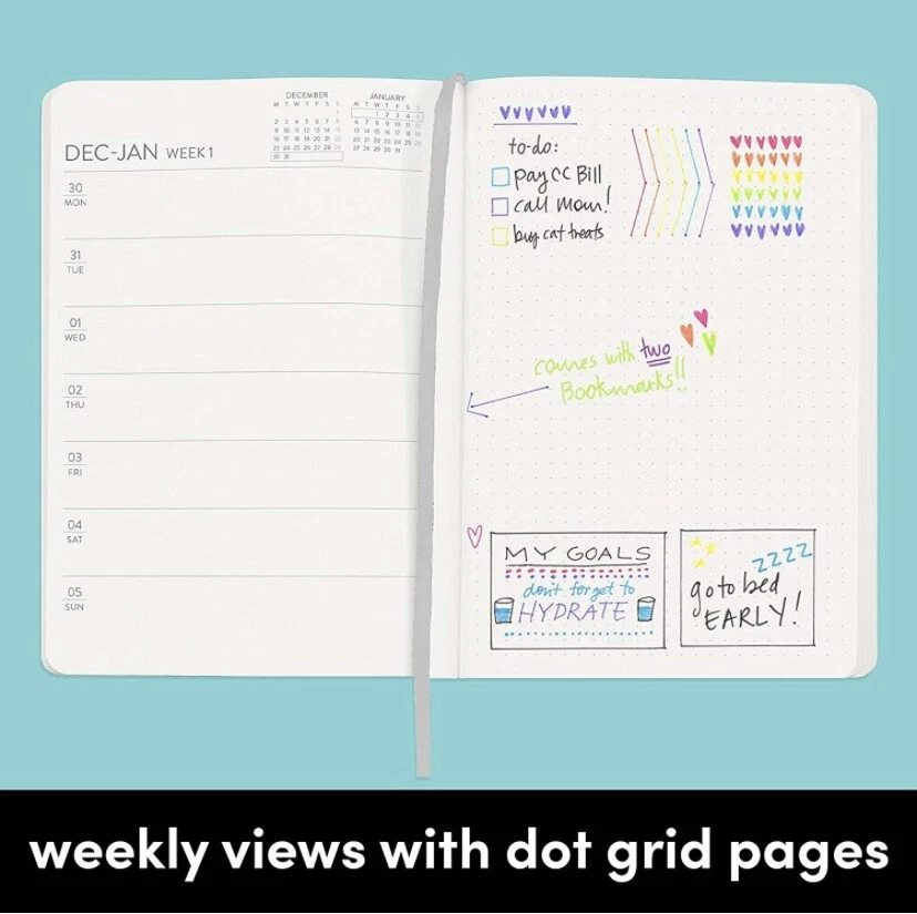 Paperage 2022 Planner With Weekly And Monthly Views