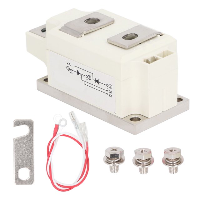 Módulo de Tiristor, Módulo de Tiristor Bidireccional Carcasa de PC Módulo de Semicontrol de Base de Cobre para Interruptores de CA Equipo de Soldadura 1600 V (JLSKKH 250/16E)
