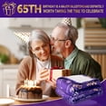 thumbnail image 6 of Happy 65th Birthday Gifts for Women Men Blanket 1958 65th Birthday Anniversary Weeding Decorations Turning 65 Year Old Bday Gift Idea for Wife Husband Mom Dad Back in 1958 Throw Blanket 60Lx50W Inch, 6 of 6