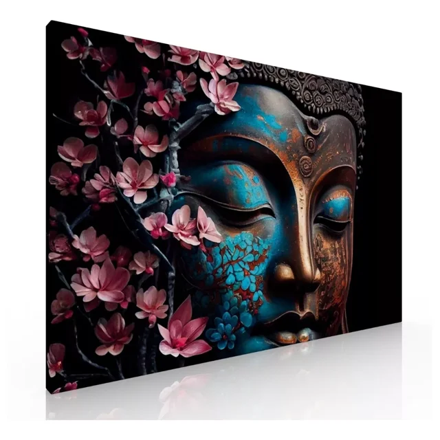 Cuadro Decorativo Moderno Para Sala o Recamara Rostro Buda
