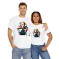thumbnail image 7 of Unisex Heavy Cotton T-Shirt Super Model & Trains 009, 7 of 7