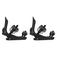 thumbnail image 1 of Fijaciones de snowboard para adultos, suministros ajustables, fáciles de usar, equipo para principiantes M negro, 1 of 8