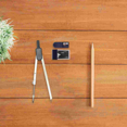 thumbnail image 3 of 1 Set 2mm Compass Core Replacement Pencil Lead Stationery with Pencil Sharpener for Students Drafting Tools Compasses Tool As Shown, 3 of 5