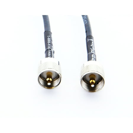 - Andrew Commscope CNT-240/LMR-240 Ham or CB Radio Antenna Jumper Coaxial Cable - UHF VHF HF RF - PL-259 Connectors (3 FT)