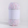 thumbnail image 1 of Nvzi Hilo de mohair de 100 g con puntos de colores, hilo suave para tejer a mano, crochet, para bufandas, chales y manualidades, J, 1 of 4