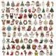 thumbnail image 2 of 96 pendientes de aleación con goteo de esmalte navideño, accesorios de joyería para hacer uno mismo, campana de Papá Noel, muñeco de nieve, pulsera, colgante pequeño, 2 of 5