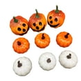 thumbnail image 1 of Artificial Pumpkin Set With Smiling Face Halloween Decoration Foam Material Cute B, 1 of 9