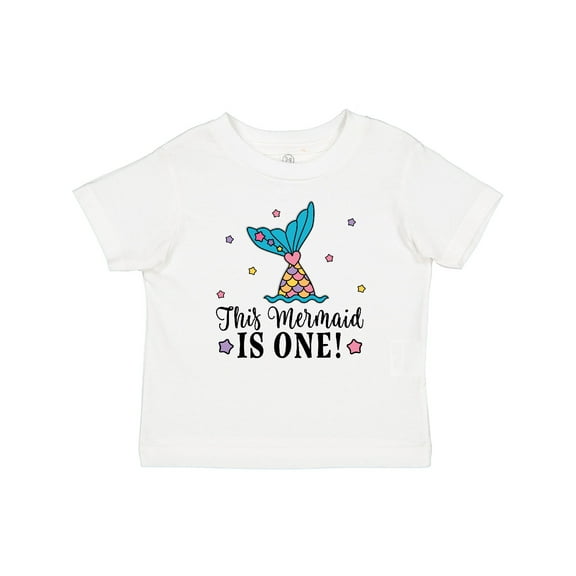 Inktastic Mermaid 1st Birthday 1 Year Old Girls Baby T-Shirt